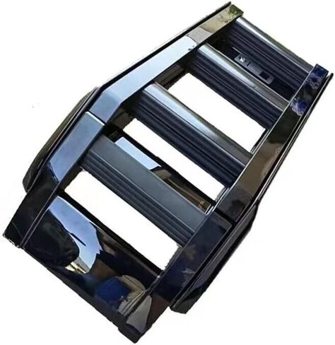 Glossy Black Foldable Side Window Step Ladder Fits for Land Rover LR Defender 110 130 2020 2021 2022 2023 2024 2025 2026 in Saudi Arabia