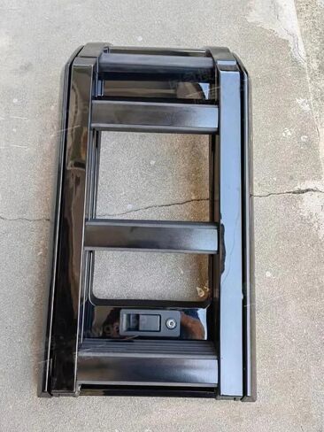 Glossy Black Foldable Side Window Step Ladder Fits for Land Rover LR Defender 110 130 2020 2021 2022 2023 2024 2025 2026 in Saudi Arabia