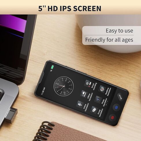 جهاز مترجم اللغة لا يحتاج إلى واي فاي، 2026 مترجم AI مطور، يدعم 150 لغة ترجمة فورية ثنائية الاتجاه، غير متصل/تسجيل/مترجم صور لسفر العمل in Kuwait