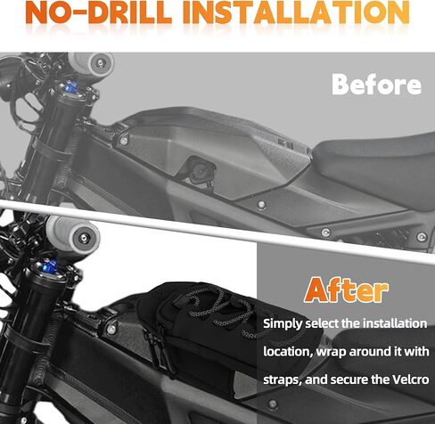 حقيبة أمامية للدراجة الكهربائية الترابية، حقيبة تخزين إطار خزان البطارية لـ E Dirt Ebike Yozma IN10/Tutti Soleil 01/Surron Light Bee/E Ride Pro/Talaria XXX Sting MX3,R MX4,MX5 Pro/79Bike Falcon in Kuwait