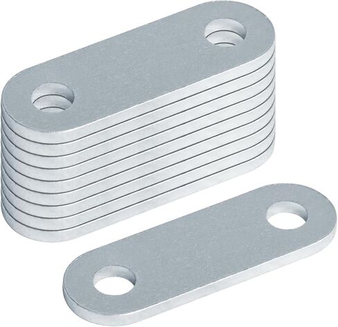 10 Pcs 2-5/8" Center to Center Trailers Leaf Spring Shackles for Double Eye Leaf Spring, 3/16" Thick in Saudi Arabia