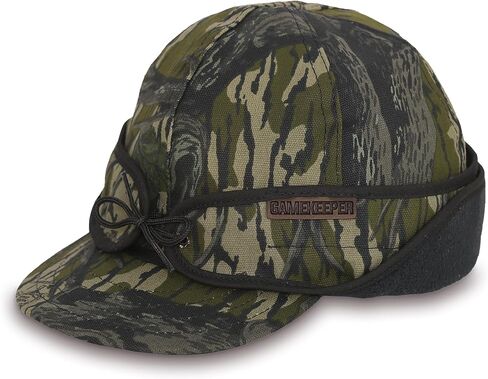 قبعة Stormy Kromer Waxed Rancher - قبعة شتوية ذات حواف، قبعة خارجية مع أغطية أذن من الصوف in Kuwait