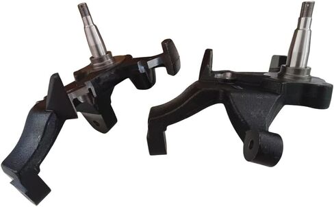 2 PCs 4" Lift Lifting Spindles 2WD 6 Lugs w/Black Compatible with 1988-1991 Chevrolet Extended Cab 454 C1500 C2500, for 1992 1993 1994 1995 1996 1997 1998 Chevrolet All C1500 and C2500 in Kuwait
