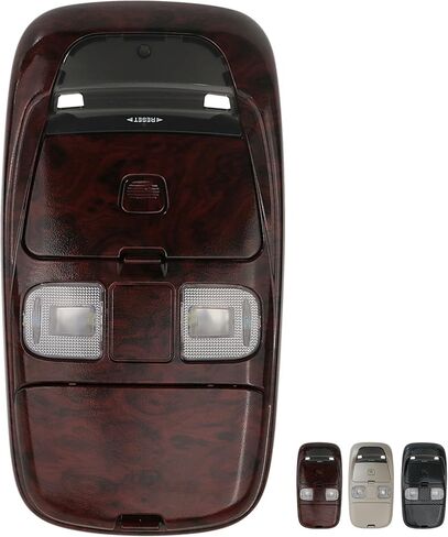 TQPONLY وحدة التحكم العلوية LED مصباح خريطة القبة، لسيارة Dodge Ram 1500 1998-2001، Ram 2500 3500 1998-2002 مجموعة تخزين مصابيح الكابينة الداخلية للشاحنة (ألياف الكربون) in Kuwait