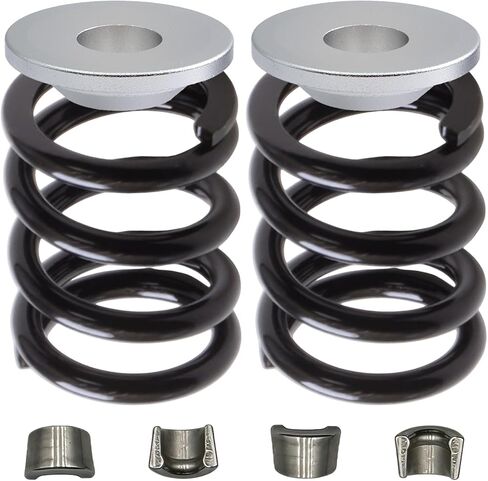 26lb Valve Nickel Plated Springs & Billet Aluminum Retainer Kit for Predator 212/224 Non-Hemi for Tillotson 212R/225R/RS for Coleman CT200U/BT200X for GX160/GX200 Clone Drop-In High-RPM Combo (Silver) in Kuwait