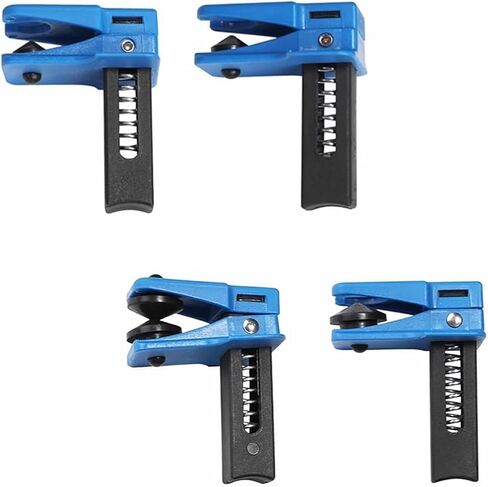 4 PCS Brake & Fuel Line Stoppers Kit, 3/8 inches 5/16 inches 1/2 inches Banjo Vertical Brake Line Plug Auto Stop Clamp, PVC Edge RPV Handle Auto Repair Hardware Tools (Blue) in Saudi Arabia