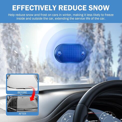 3pcs Anti-Freeze Electromagnetic Car Snow Removal Device, Electromagnetic Snow Device, 2026 Portable Solar-Powered Car Interference Antifreeze Instrument in Saudi Arabia