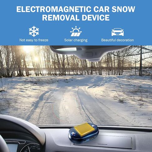 3pcs Anti-Freeze Electromagnetic Car Snow Removal Device, Electromagnetic Snow Device, 2026 Portable Solar-Powered Car Interference Antifreeze Instrument in Saudi Arabia