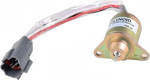12V Fuel Stop Solenoid 14521915 VOE14521915 For Excavator EC20C EC27C EC35C EC55B EC55C EC60C EC80D EW55B ECR28 ECR48C ECR58 ECR88 New Aftermarket Parts in Saudi Arabia