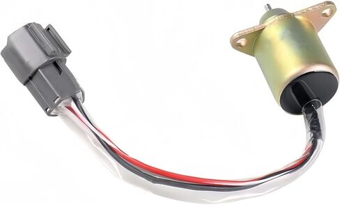 12V Fuel Stop Solenoid 14521915 VOE14521915 For Excavator EC20C EC27C EC35C EC55B EC55C EC60C EC80D EW55B ECR28 ECR48C ECR58 ECR88 New Aftermarket Parts in Saudi Arabia
