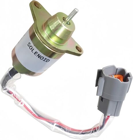 12V Fuel Stop Solenoid 14521915 VOE14521915 For Excavator EC20C EC27C EC35C EC55B EC55C EC60C EC80D EW55B ECR28 ECR48C ECR58 ECR88 New Aftermarket Parts in Saudi Arabia