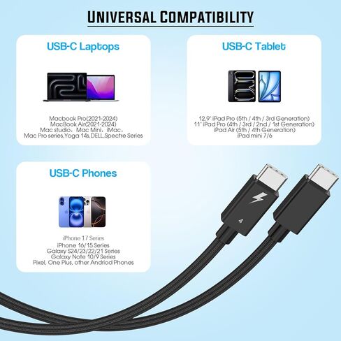 【Apple MFI معتمدة】 iPhone 16e/15 شاحن سريع ، 2pack 20w Quick USB C Apple iPad Charger Block Long 6ft c to c cable cable for iPhone 16/16 pro max/16e/15/15 pro/15 plus ، iPad pro/air/mini in Kuwait