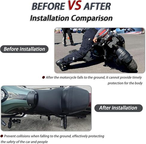قطعتان من مزلقات إطار الدراجة النارية لـ Kawasaki Ninja 650 650R ZX6R ZX10R، واقيات قطرة عالمية من الألومنيوم CNC، واقيات إطار الدراجة النارية لحماية الجسم والعرض، أسود in Kuwait