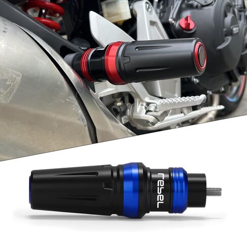 واقي تحطم عوادم الدراجات النارية متوافق مع Honda Rebel 500 300 2025 2024 2023 2017-2022 | ملحقات حماية من السقوط منزلق الإطار CMX500 CMX300 (أزرق) in Kuwait