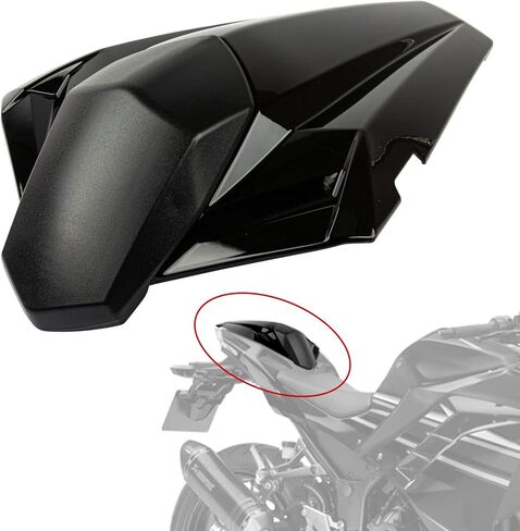 غطاء هدية للمقعد الخلفي لـ EX300R EX300 ZX250R EX250R Ninja 300 300R 250 250R 2013 2014 2015 2016 2017 2018 2019 (أسود) in Kuwait