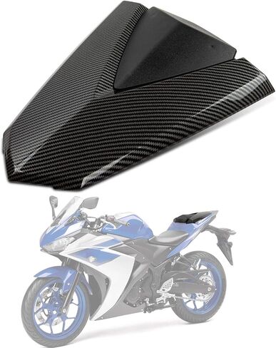 غطاء خلفي للمقعد الخلفي من PSLER لـ YZF R3 R25 2013-2022 وMT03 MT25 MT125 2013-2020، لون ألياف الكربون in Kuwait