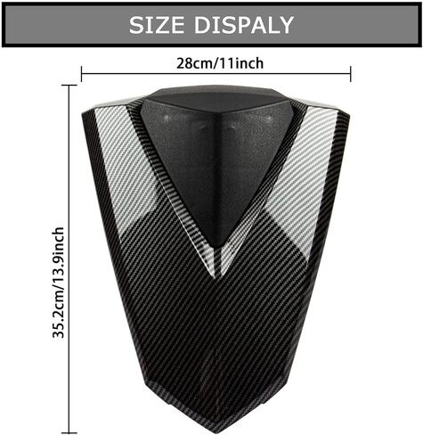 غطاء خلفي للمقعد الخلفي من PSLER لـ YZF R3 R25 2013-2022 وMT03 MT25 MT125 2013-2020، لون ألياف الكربون in Kuwait