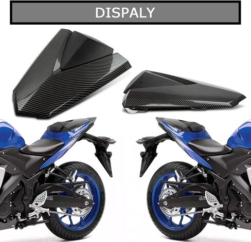 غطاء خلفي للمقعد الخلفي من PSLER لـ YZF R3 R25 2013-2022 وMT03 MT25 MT125 2013-2020، لون ألياف الكربون in Kuwait