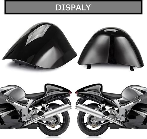 PSLER غطاء المقعد الخلفي غطاء المقعد الخلفي هدية لسوزوكي هايابوسا GSXR1300 1996-2007 (أسود) in Kuwait