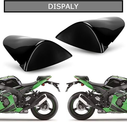 غطاء PSLER لـ Ninja ZX6R 2005 2006 وZX10R 2006 2007 Ninja غطاء المقعد الخلفي غطاء هدية (أسود) in Kuwait