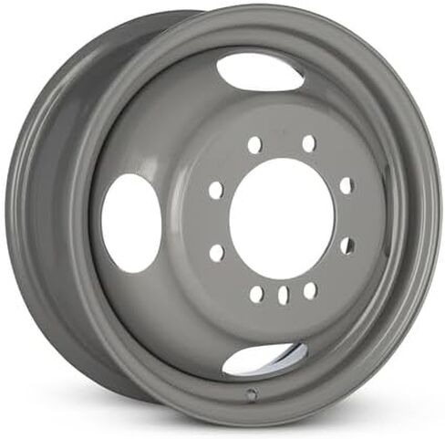 عجلة فولاذية بديلة جديدة مقاس 16 × 6 بوصة OEM لـ 2007-2023 Ford E450 8-165.1 مللي متر رمادي 16 بوصة حافة 8C2Z1015G in Kuwait
