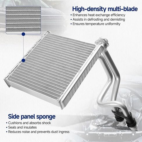 سخان HVAC مناسب لسيارة Volkswagen Jetta 2011 2012 2013 2014 2015 2016 2017 2018، الرقم المرجعي 5C0819031، HT400002C، 98120 (تتضمن مجموعة خرطوم المياه) in Kuwait