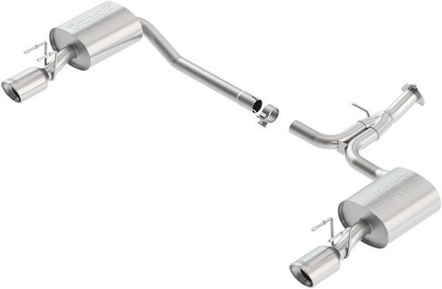 BORLA 11840 Axle-Back Performance Exhaust System for 2013-2015 Honda Accord 2.4L 4 Cyl./ 3.5L V6 Automatic/Manual Transmission Front Wheel Drive 4 Door Equipped With Dual/Split Rear Exit Exhaust. in Saudi Arabia
