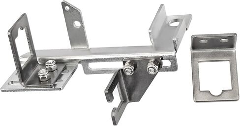 Throttle Cable Kick Down Bracket Kit, Chrome Carburetor Linkage Bracket Compatible with Chevy SBC BBC Holley in Saudi Arabia