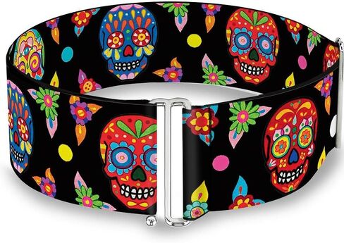 حزام Cinch للسيدات بإبزيم من Calaveras متعدد الألوان من 23 إلى 42 بوصة، متعدد الألوان in Kuwait