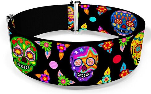 حزام Cinch للسيدات بإبزيم من Calaveras متعدد الألوان من 23 إلى 42 بوصة، متعدد الألوان in Kuwait
