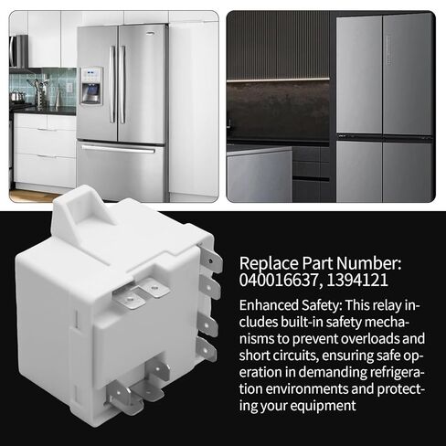 1394121 040-0166-37 Relay, Replacement for Leer 35A Potential Relay for Refrigeration, HVAC Systems Replacement for Freezers and Coolers in Saudi Arabia