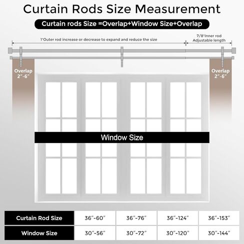 Warm Gold Double Curtain Rod, Brass Dual Curtain Rods for Windows 36 to 72 Inch, 1 Inch Adjustable Heavy Duty Spliced Double Rod, Pro-Plating Process, Aluminium Finials in Kuwait