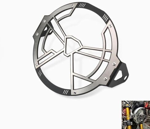 ALmart Motorcycle Modified Headlight Grill Guard Headlamp Protector Cover Fit forTriumph Scrambler 400X/Speed 400 2024+ in Saudi Arabia