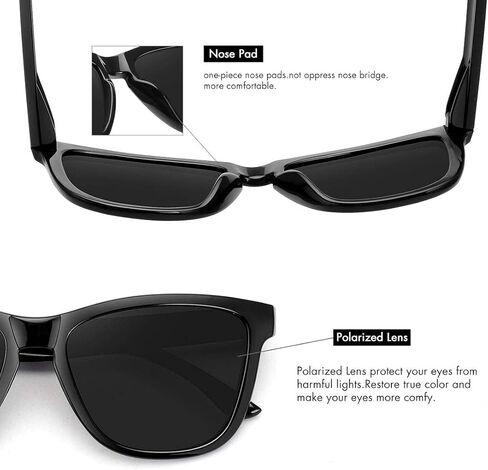 MEETSUN Polarized Sunglasses for Women Men Classic Retro Designer Style Fashion UV400 Protection in Kuwait