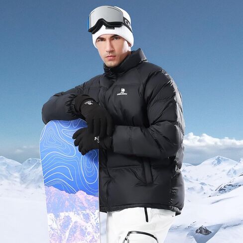 CAMELSPORTS Women's Thickened Down Jacket Oversized Lightweight Down Coat Warm Winter Coats Zip Insulated Puffer Jacket II in Kuwait