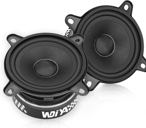 سعة 3.5 بوصة مكبر الصوت مخروط الألياف الصوفية+غطاء الصوت الألياف الزجاجية الكاملة التردد الكامل Fidelity Audio 300W Peak Power 4 أوم الصوت المحيطي المتطرف (2 مكبرات الصوت) in Kuwait