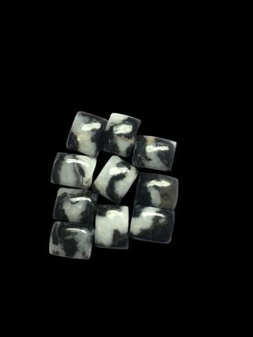 Natural White Buffalo Rectangle Cabochon Loose Gemstones for Jewlery Making in Saudi Arabia
