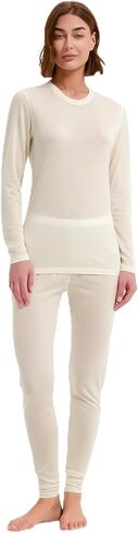 Merino Wool TENCEL Blend Baselayer Set, Thermal Underwear for Women, Redefined Softness & Lightweight Comfort in Saudi Arabia