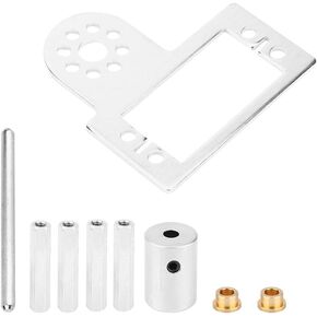 Topyond Servo Mounting Plate Set, Aluminum, 7005 Aluminum Fit for Tetrixrobotics and for Pitsco Robot Parts