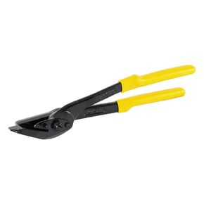 IDL Packaging H-201 Strapping Cutter for Steel & Polyester (PET) & Polypropylene (PP) Banding from 3/4" to 1 1/4" Width and up to 0.044" Thickness - Carbon Steel Drop Forged Cutter with PVC Grips