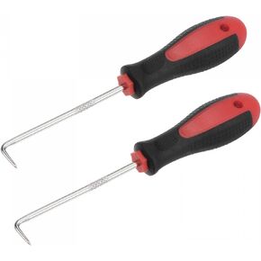 uxcell 90 Degree Pick Hook 6.1" Puller Remover Removal Tool for Oil Seal/O-rings, Gasket, Hose 2Pcs
