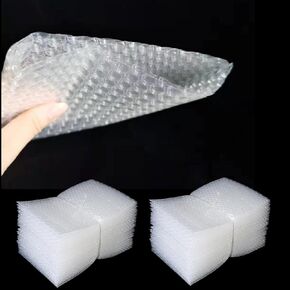 Angyanco Bubble Out Bags&Pouches, 100Pcs 5.9" x 8.7" Clear Bubble Out Bag,Bubble Pouches Wrap Bag Cushioning Bags for Moving and Storage, Shipping and Packing