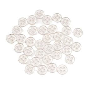 10Pcs Transparent Diameter 0.313'' (8mm) Glass Screen Filters Small Pipe Screens High Borosilicate Glass Screen with 7 Honeycomb Holes，Lab Filters