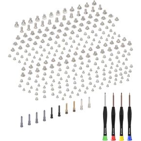 Risidamoy for iPhone 14 Plus Complete Full Screw Set Replacement 14plus with Bottom Pentalobe Screws Repair Inner Part with 4 Screwdrivers for A2632 A2885 A2886 A2887 A2896