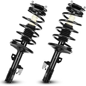 Front Complete Spring Strut Shock Absorber Fit for Toyota Sienna 3.3L V6 (FWD 7 Passenger) 2004 2005 2006, 172237 172236 (Set of 2)