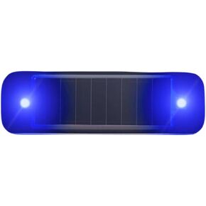 Emergency Strobe Light Strip, Ultra Mini Solar Warning Flash, Emergency Safety Warning LED Mini car Bicycle Motorcycle Strobe Light (Blue Light)