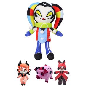 لعبة قطيفة مهرج من Oumelfs شيطان قطيفة بلوشيز شخصية محشوة على شكل حيوان وردي خنزير دمية أنيمي وسادة ناعمة للأطفال (قطيفة 1) in Kuwait