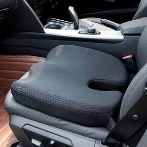 Car Seat Cushions High-Density Pad for Car Driver Seat Office Chair Wheelchair Coccyx Support Hip, Nerve, Sciatica, Sacrum Back Pain Relief Memory Foam Seat Cushion