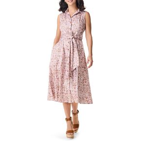 NIC+ZOE Women's Abstract Animal Shirt Dress in Saudi Arabia