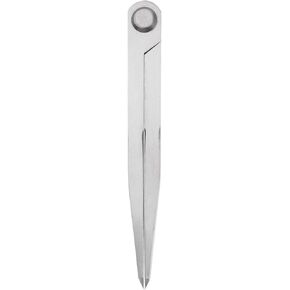 HARFINGTON Navigation Divider 5 Inch 125mm Adjustable Straight Pattern Divider Compass for Metalworking Geometry Drawing Woodworking